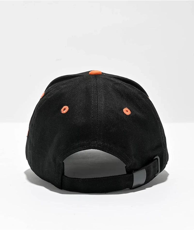 Personal Fears Flame Race Black Strapback Hat