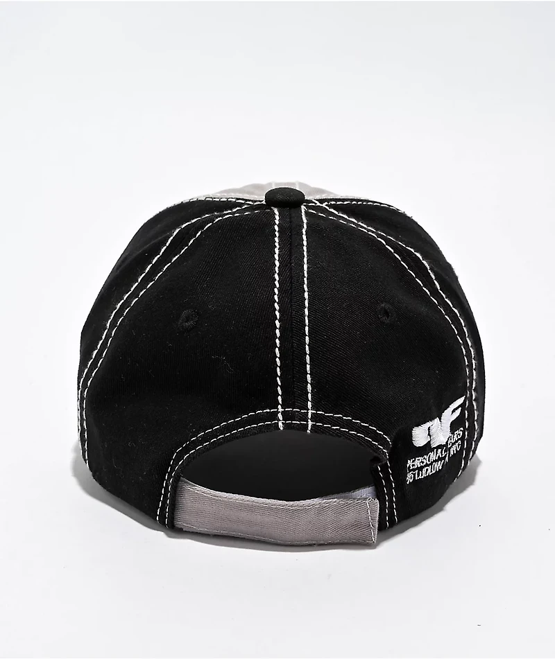 Personal Fears NY Black & Grey Strapback Hat