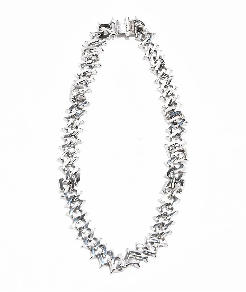 Personal Fears Raptor Link 17" Silver Chain Necklace