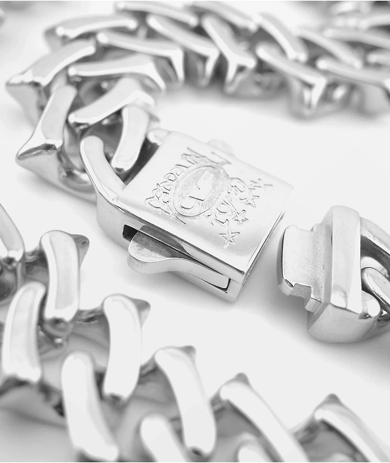 Personal Fears Raptor Link 2.0 Silver Chain Necklace