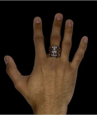 Personal Fears Rib Cage Stainless Steel Ring