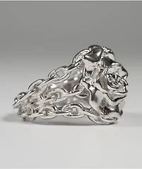 Personal Fears Rose Chains Silver Ring
