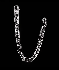 Personal Fears Spiked Anchor 8" Silver Bracelet