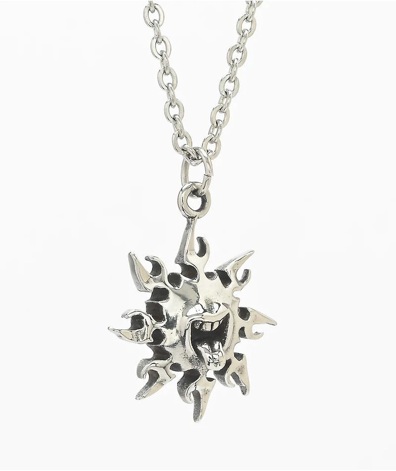 Personal Fears Sun 22" Stainless Steel Chain Necklace