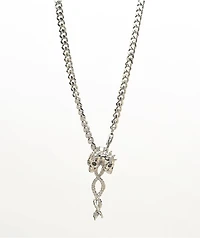 Personal Fears Twin Skulls 6mm Cuban Link Necklace