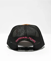 Personal Fears Unhinged Brown Trucker Hat