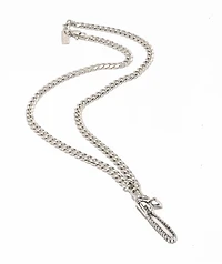 Personal Fears x American Psycho Chainsaw Silver Necklace