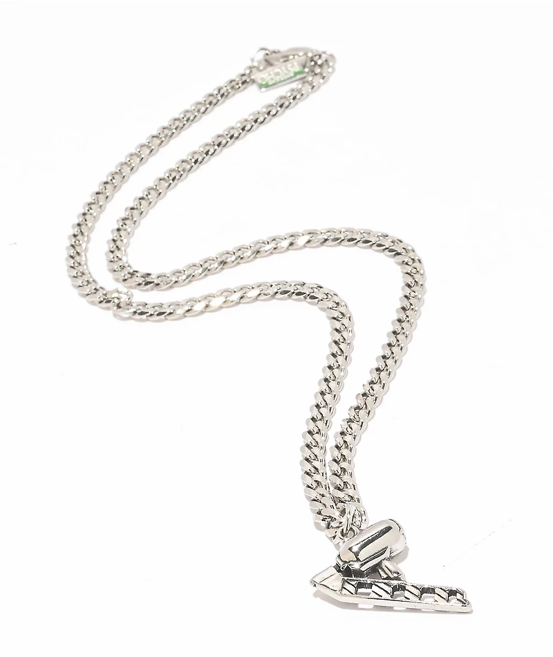 Personal Fears x American Psycho Nail Gun Silver Necklace
