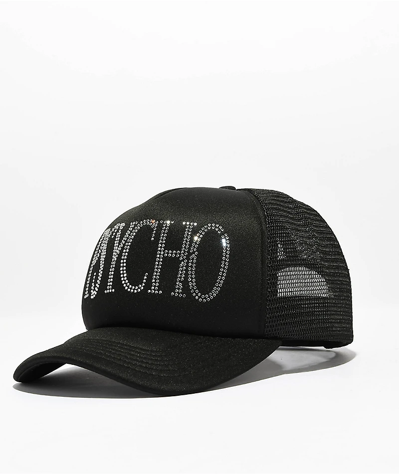 Personal Fears x American Psycho Rhinestone Black Trucker Hat