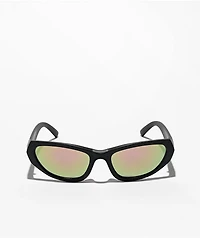 Petals & Peacocks Alpha Y2K Black Sunglasses