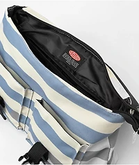 Petals & Peacocks Stripes Slate Crossbody Bag