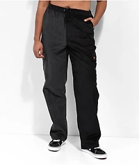 Petals By & Peacocks Chunky Black Corduroy Cargo Pants