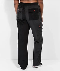 Petals By & Peacocks Chunky Black Corduroy Cargo Pants