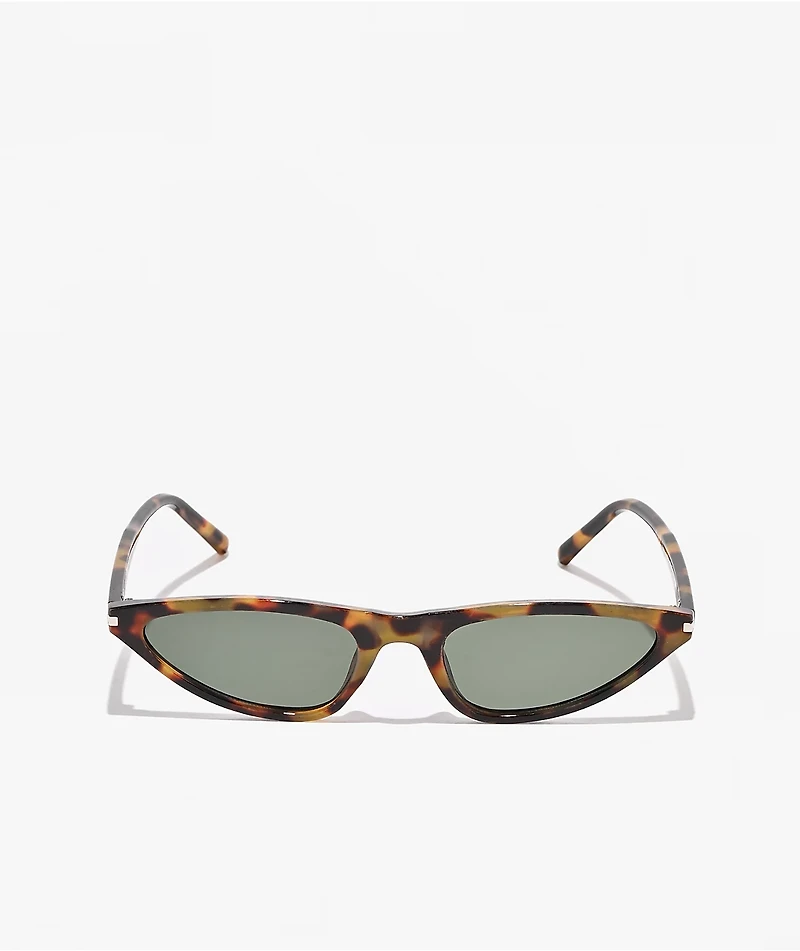 Petals and Peacocks Beller Green & Black Sunglasses