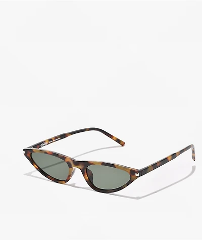 Petals and Peacocks Beller Green & Black Sunglasses