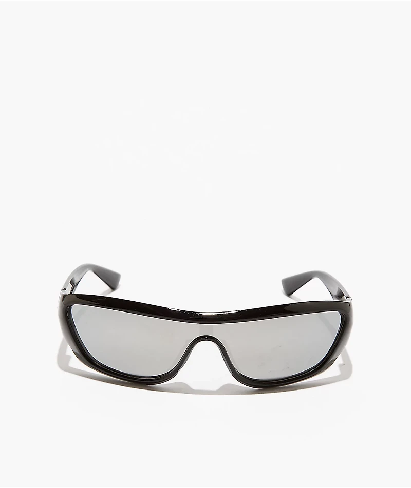 Petals and Peacocks Blazen Black & Silver Sunglasses