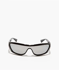 Petals and Peacocks Blazen Black & Silver Sunglasses