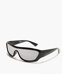 Petals and Peacocks Blazen Black & Silver Sunglasses