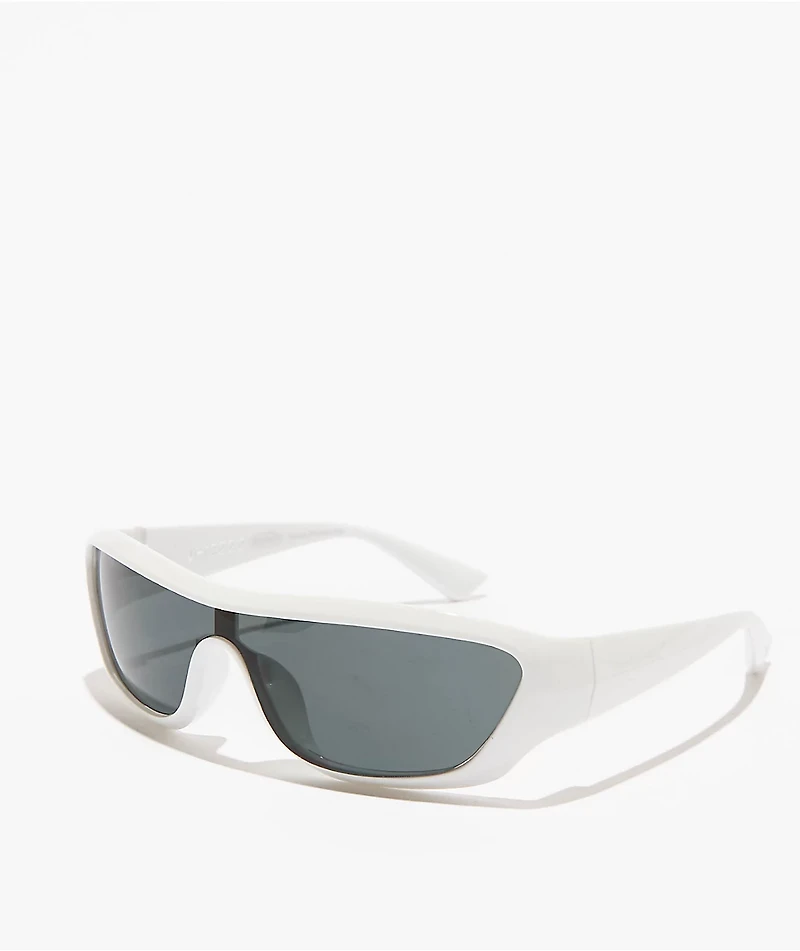 Petals and Peacocks Blazen White & Grey Sunglasses
