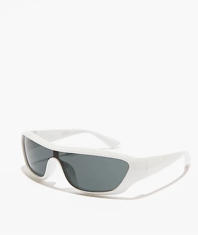 Petals and Peacocks Blazen White & Grey Sunglasses