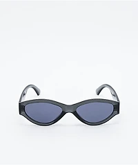 Petals and Peacocks Caution Black Smoke Sunglasses