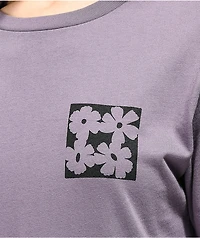 Petals and Peacocks Connections Purple T-Shirt