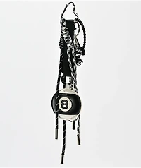 Petals and Peacocks Crazy Eights Bag Charm