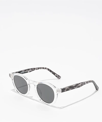 Petals and Peacocks Denor Transparent & Black Tortoise Sunglasses