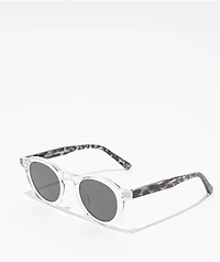 Petals and Peacocks Denor Transparent & Black Tortoise Sunglasses