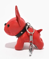 Petals and Peacocks Dog Eat Dog  Red Plush Keychain