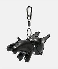 Petals and Peacocks Dog Eat Dog Black Plush Keychain