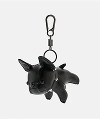 Petals and Peacocks Dog Eat Dog Black Plush Keychain