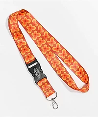 Petals and Peacocks Good Energy Rust Lanyard