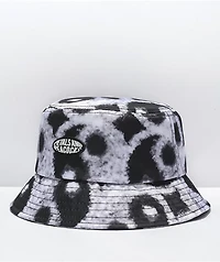 Petals and Peacocks In The Clouds Tie Dye Bucket Hat