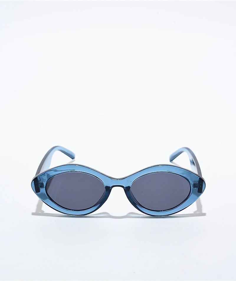 Petals and Peacocks Karma Blue Sunglasses