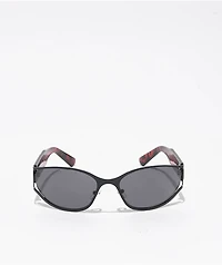 Petals and Peacocks Lenar Tortoise Black & Red Sunglasses