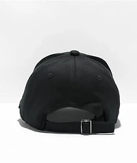 Petals and Peacocks Love And Peace Black Strapback Hat