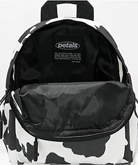 Petals and Peacocks Mood Black & White Mini Backpack