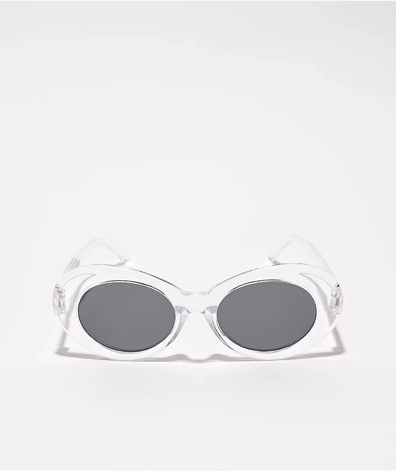 Petals and Peacocks Nevermind Clear Sunglasses