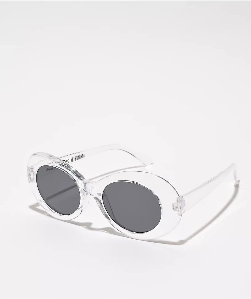 Petals and Peacocks Nevermind Clear Sunglasses
