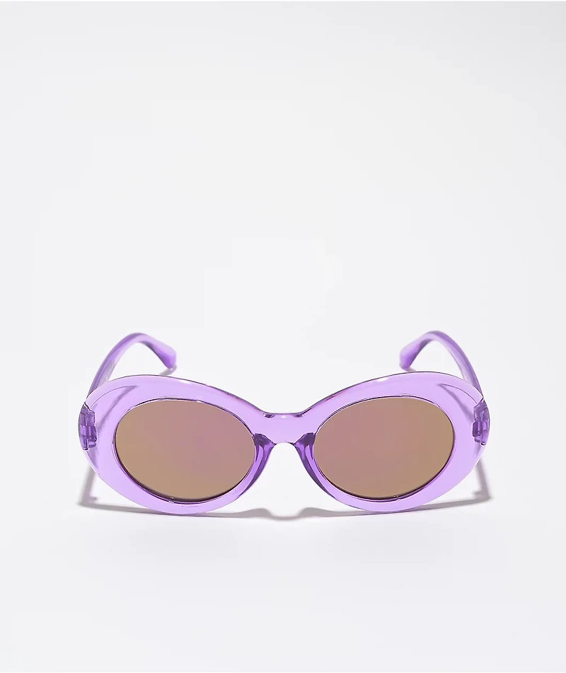 Petals and Peacocks Nevermind Purple Sunglasses
