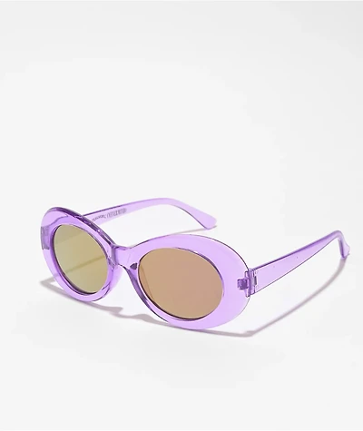 Petals and Peacocks Nevermind Purple Sunglasses