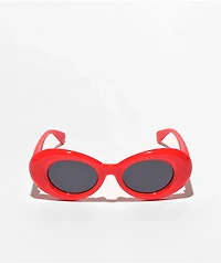 Petals and Peacocks Nevermind Red Puff Sunglasses