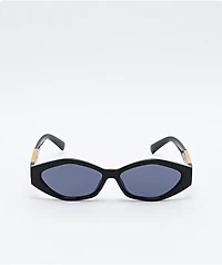 Petals and Peacocks Numerica Black & Gold Sunglasses