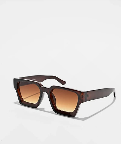 Petals and Peacocks Optimistics Chocolate Brown Sunglasses