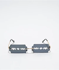 Petals and Peacocks Rezza Black Sunglasses