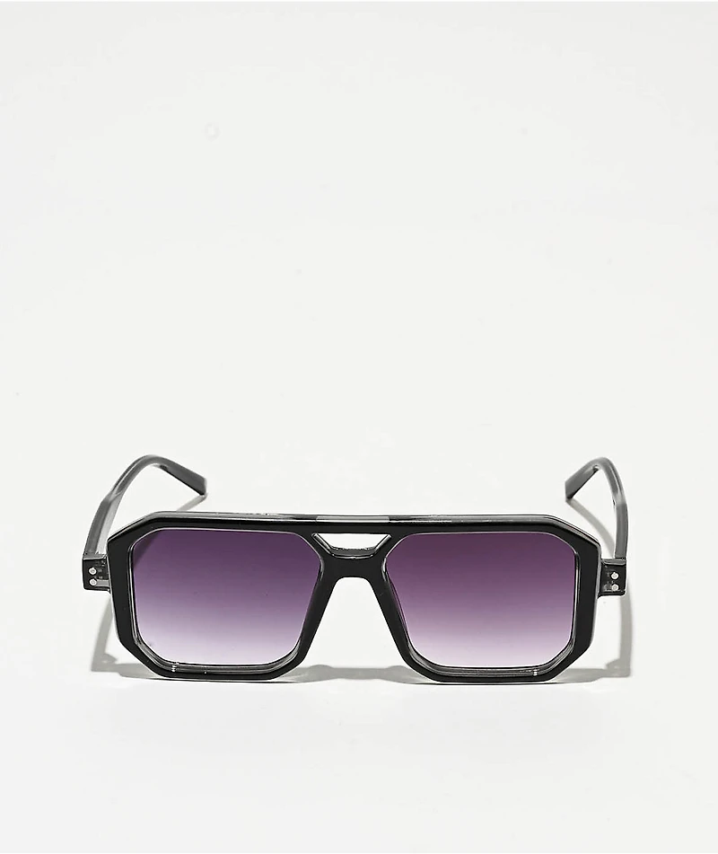 Petals and Peacocks Velouri Black Sunglasses