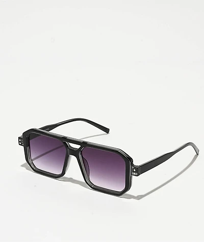 Petals and Peacocks Velouri Black Sunglasses
