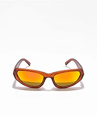 Petals by Petals & Peacocks Alpha Y2K Copper Sunglasses