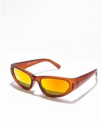 Petals by Petals & Peacocks Alpha Y2K Copper Sunglasses